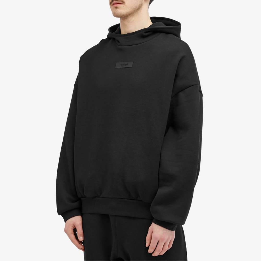 Fear Of God Essentials Spring Tab Detail Hoodie, black