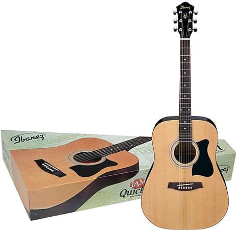 Ibanez IJV50 Jam Pack Acoustic Guitar Kit Natural IJV50 NT