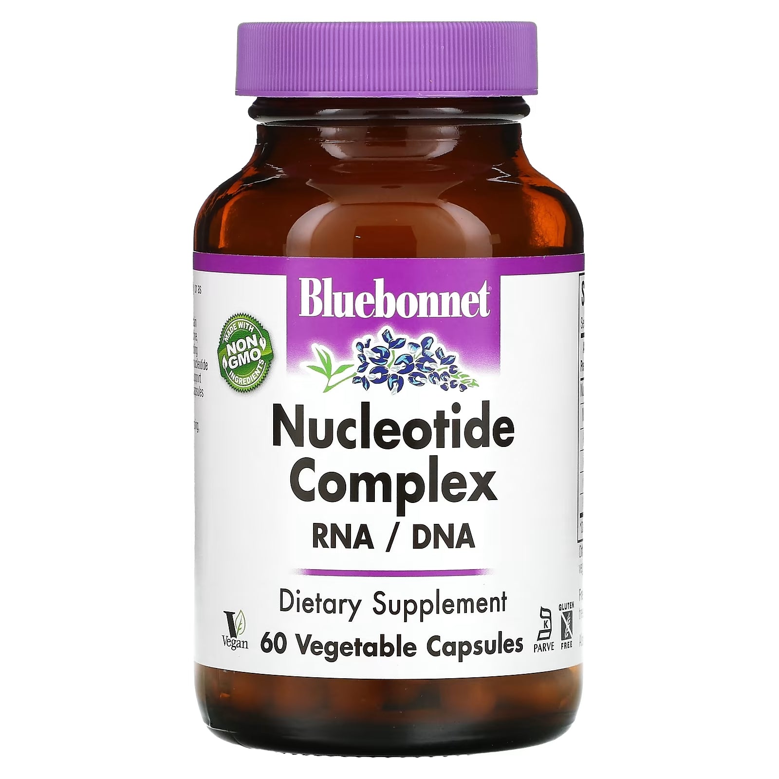 Bluebonnet Nutrition RNADNA Nucleotide Complex, 60 Veggie Capsules