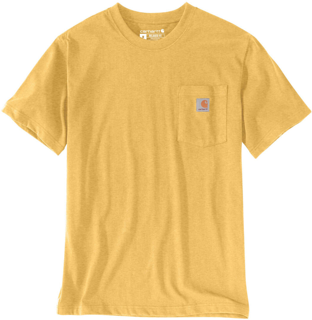 Carhartt Relaxed Fit Heavyweight K87 Pocket T-Shirt, Yellow