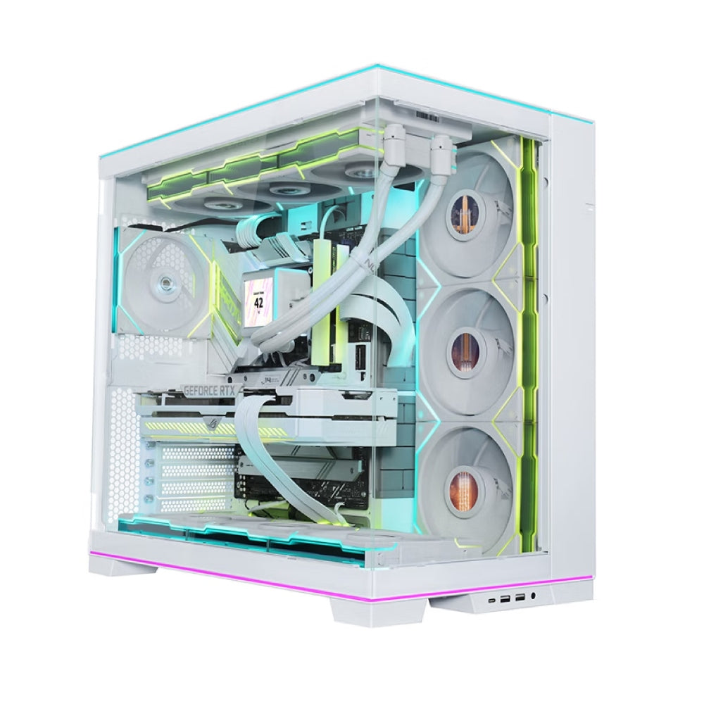 Case Lian Li O11D Evo RGB, Full Tower, white