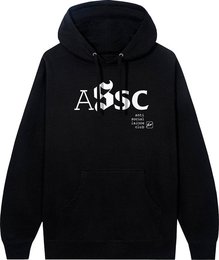 Anti Social Social Club x Fragment Type A Hoodie 'Black'