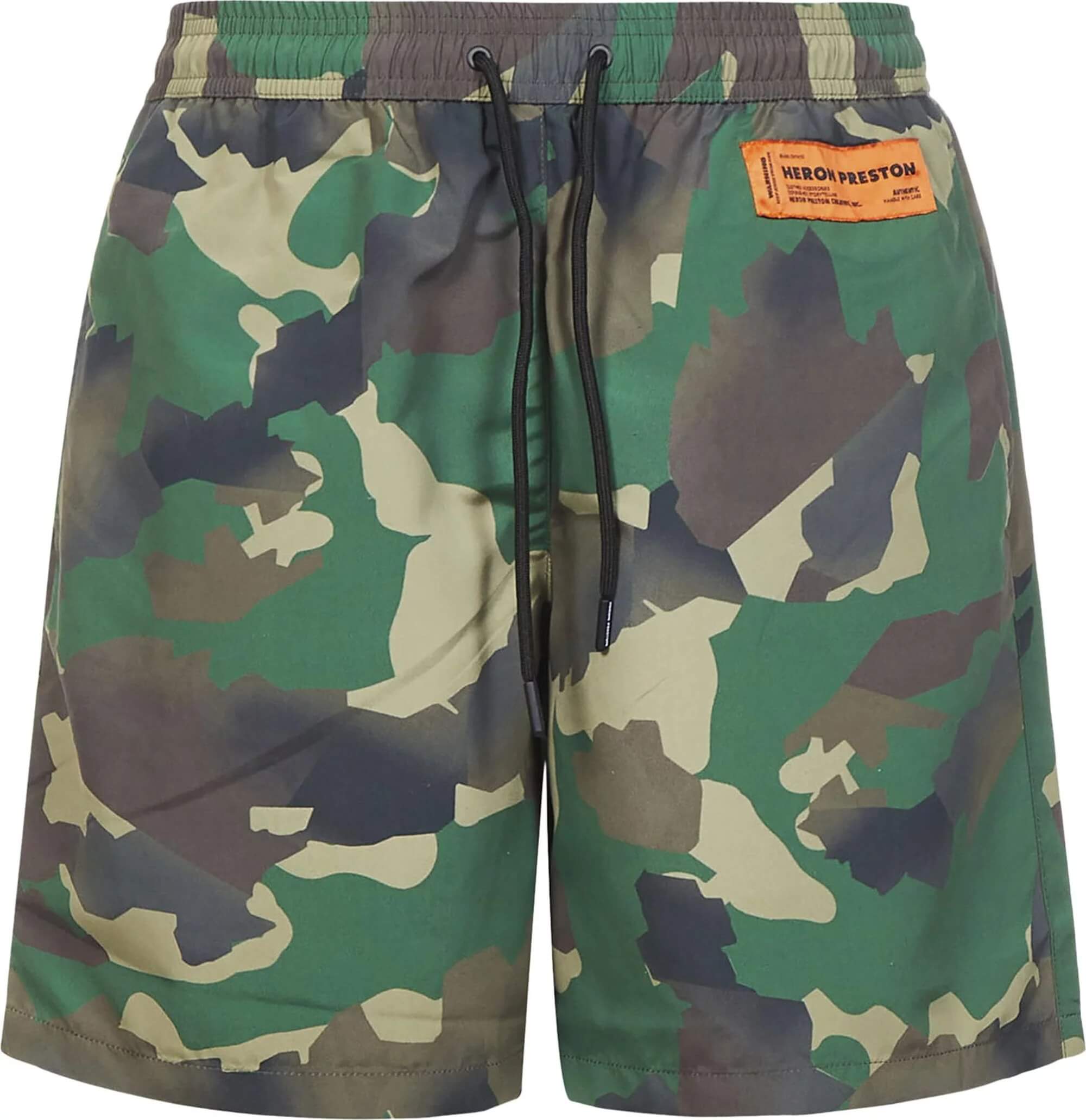 Heron Preston Nylon Swim Shorts, Green