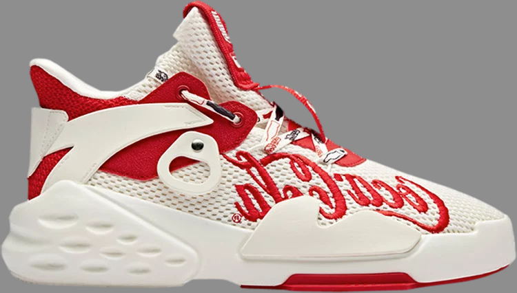 Coca-Cola x sock sneaker 'white red' Anta, white