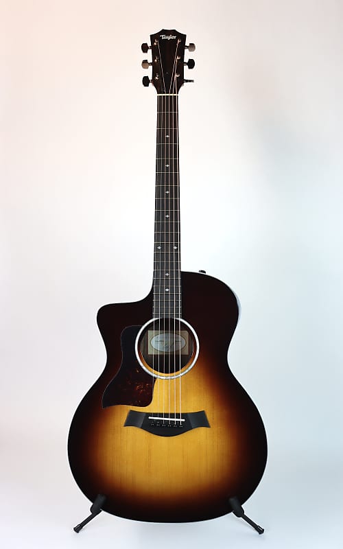 Taylor 214ce Deluxe Sunburst Left Handed Acoustic Guitar