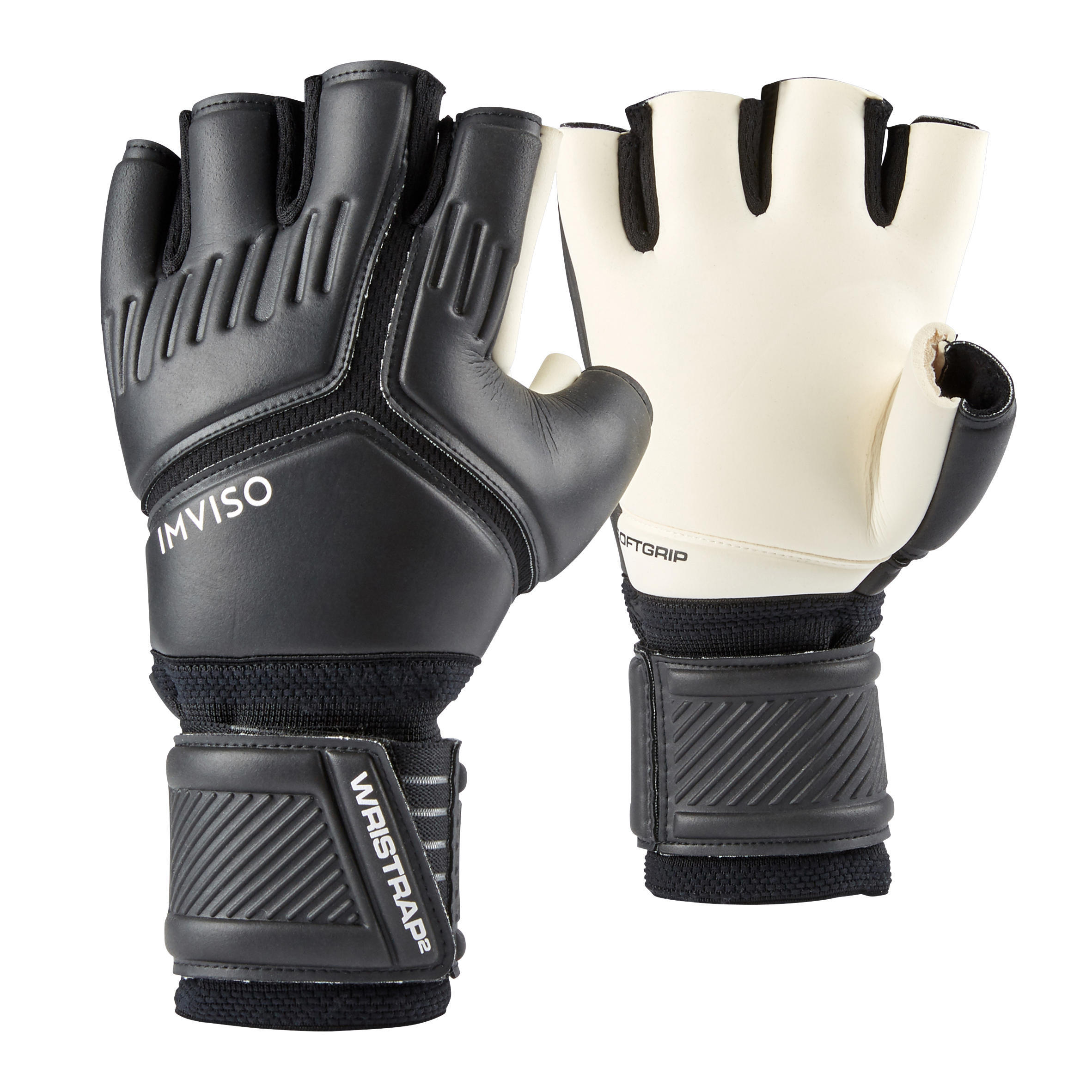 Kipsta Futsal adult goalkeeper gloves, black