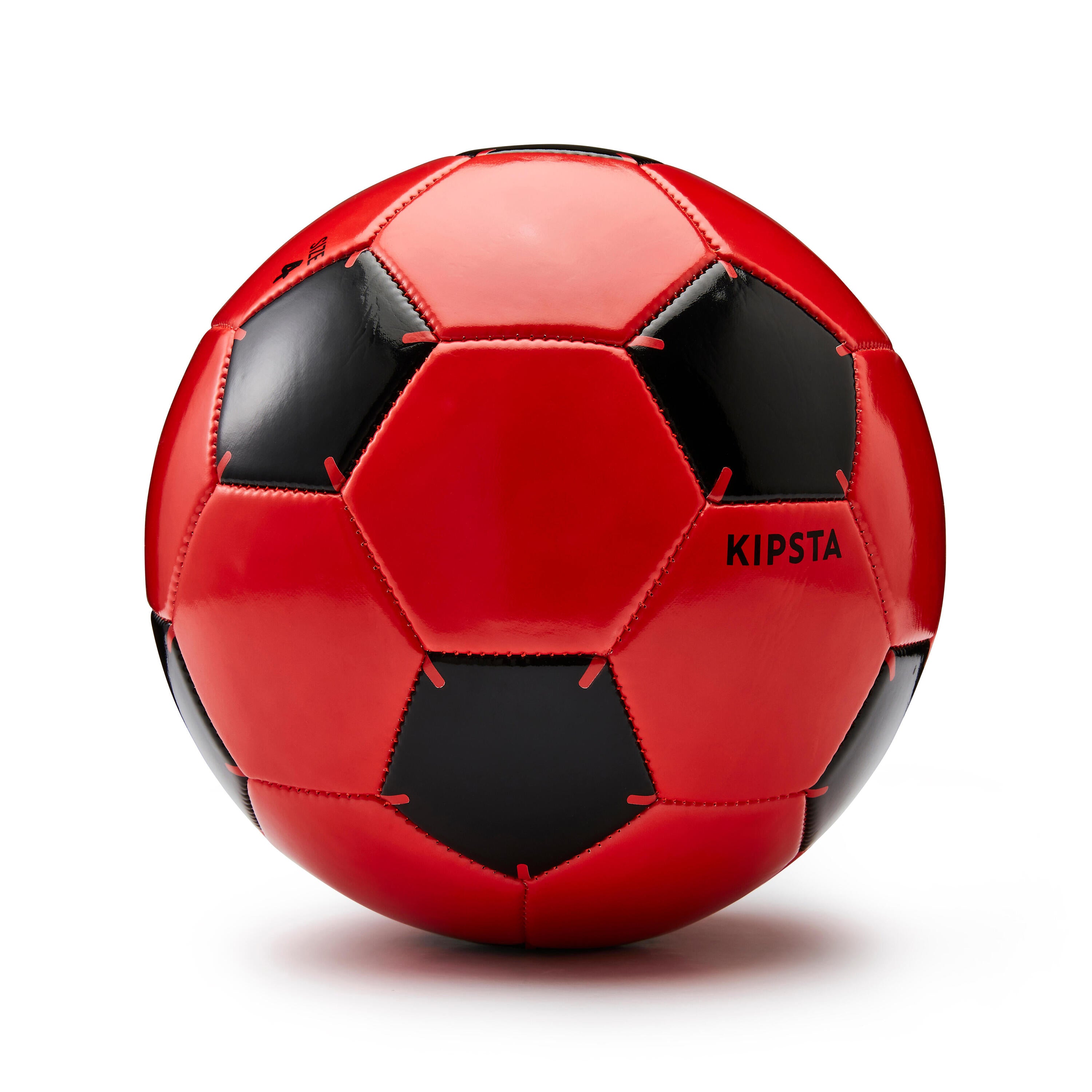 First Kick soccer ball size 4 (children 9-12 years old) red KIPSTA, red