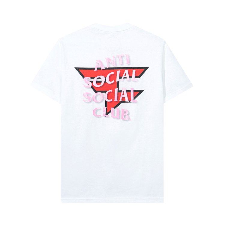 Anti Social Social Club x Faze Clan Tee 'White', white