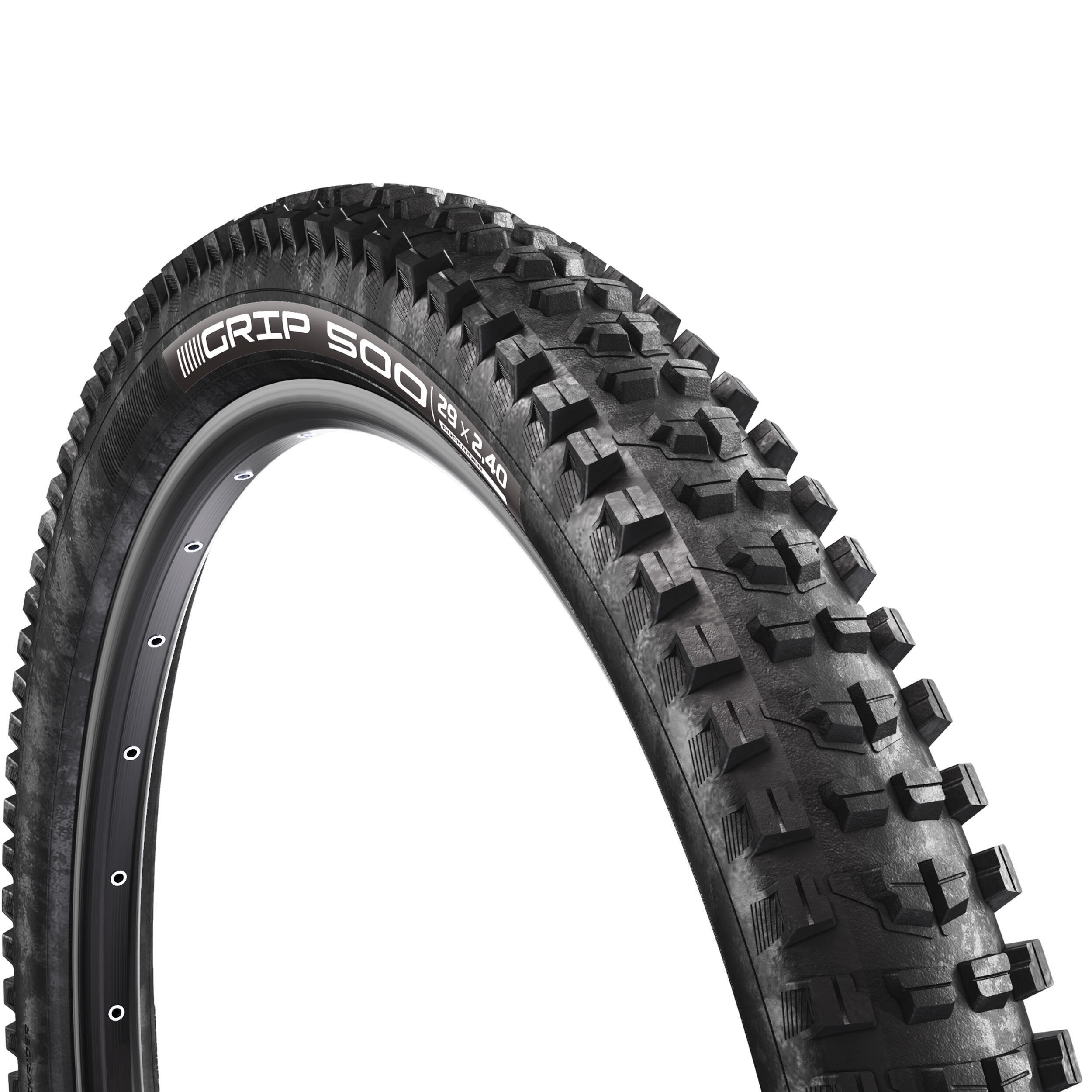 إطار دراجة MTB Rockrider Grip 500 مقاس 29 بوصة × 2.4 بوصة