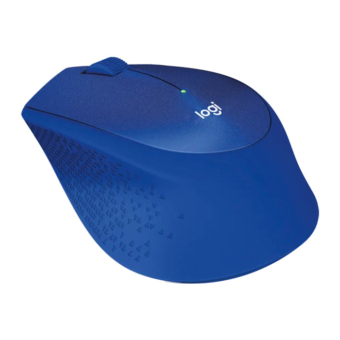 Logitech M330 Silent Plus Wireless Mouse, Blue