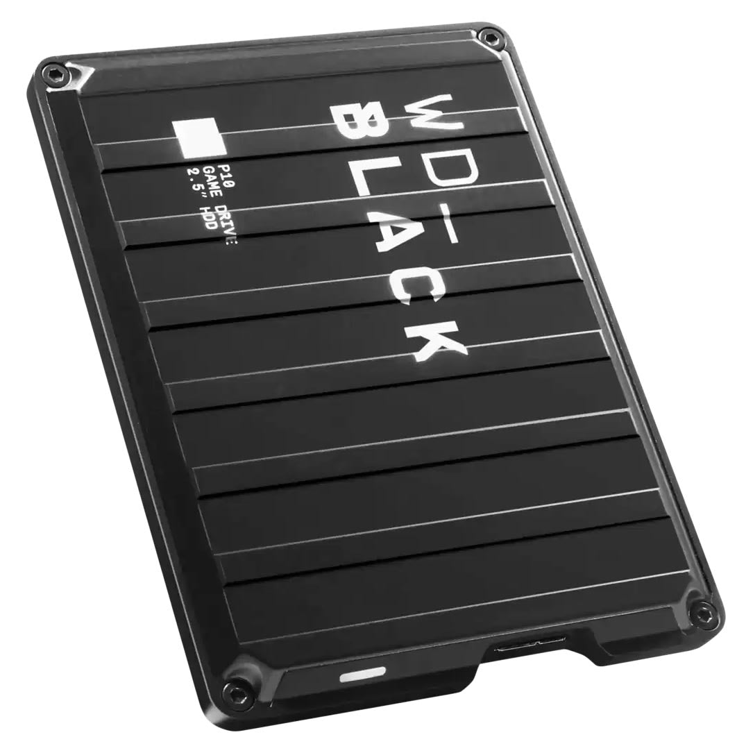 محرك أقراص صلبة خارجي Western Digital P10 Game Drive، WDBA3A0040BBK، سعة 4 تيرابايت، مقاس 2.5 بوصة