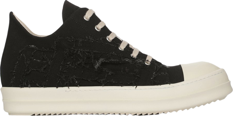 Sneakers Rick Owens EDFU DRKSHDW Slashed Low Black Milk, black