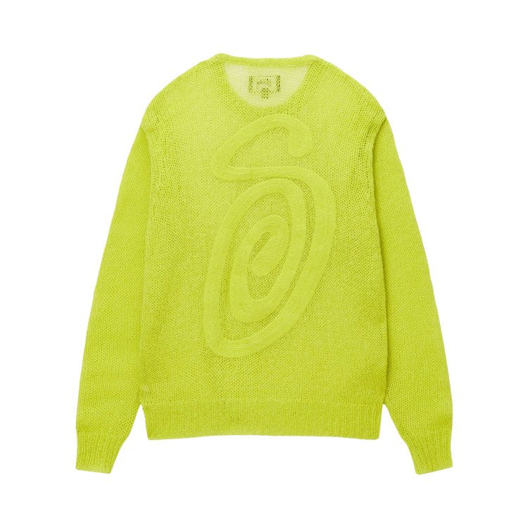 Stussy Loose Knit 'Lime' Sweater, green