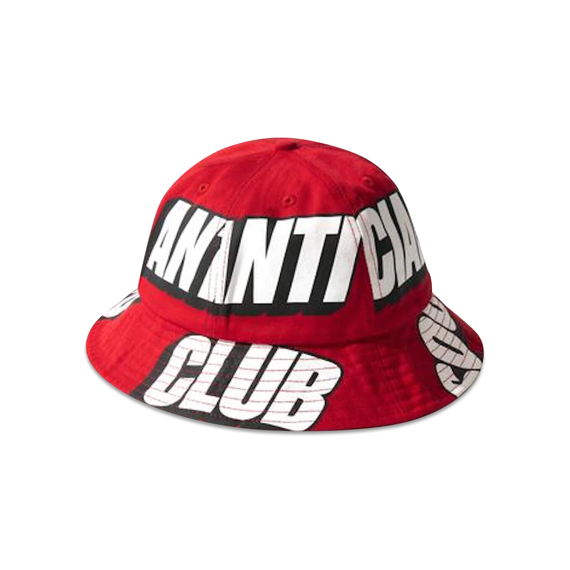 Anti-social bucket cap Los Social Club Interest, red