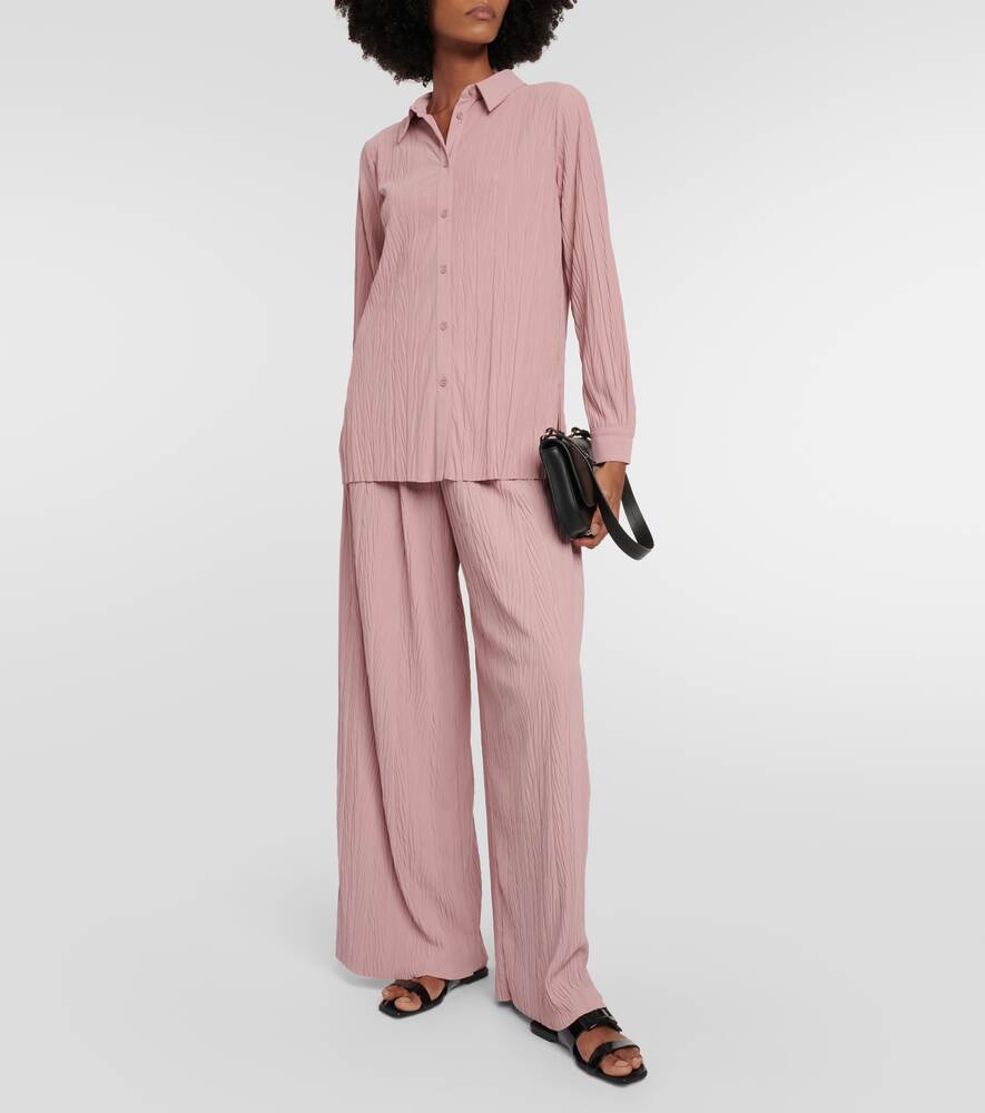 Leisure Paio pleated jersey shirt MAX MARA, pink