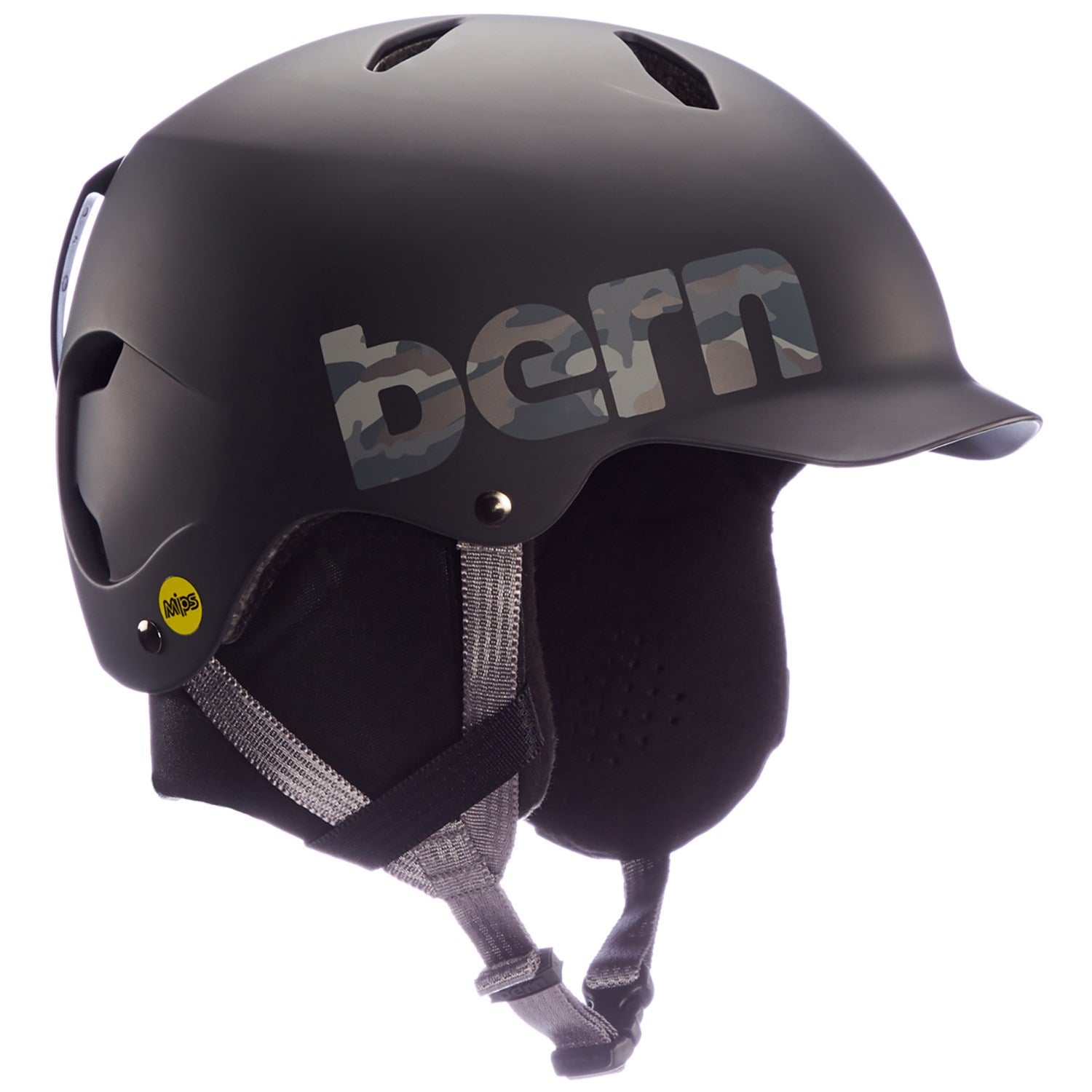 Ski helmet MIPS Bern, matte black