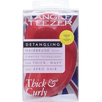 Thick and curly comb for detangling wet and dry hair Salsa Red, Tangle Teezer