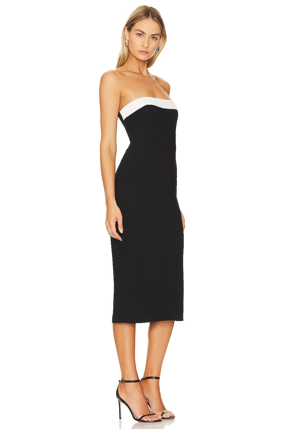 Amanda Uprichard x REVOLVE Kerry midi dress, black