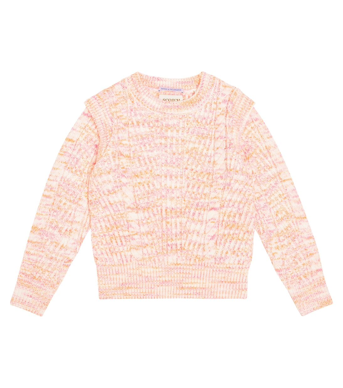 Scotch & Soda open knit sweater, pink