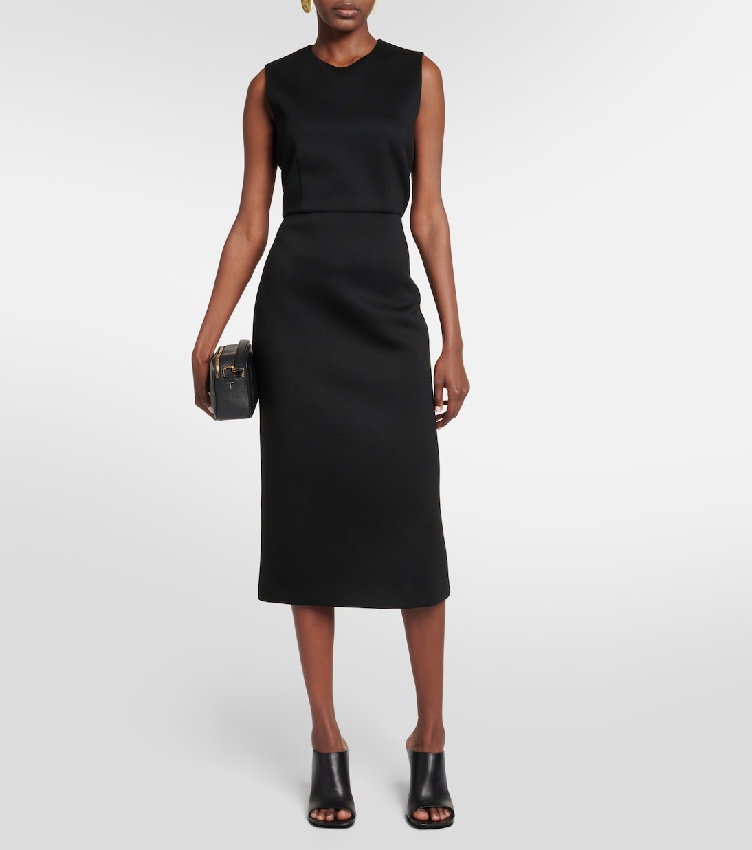 Jersey maremar midi dress 'S Max Mara, black