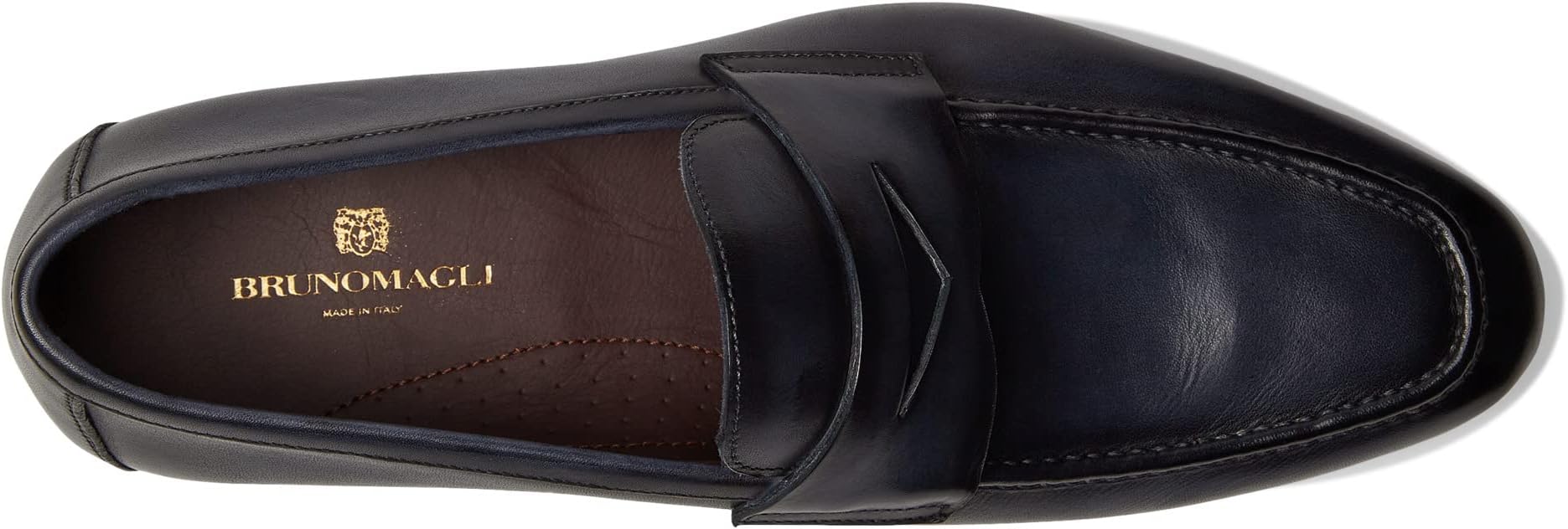 Manfredo Bruno Magli loafers, navy blue