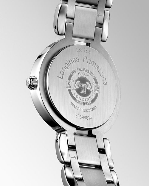 PrimaLuna automatic watch, 30 mm Longines, Silver