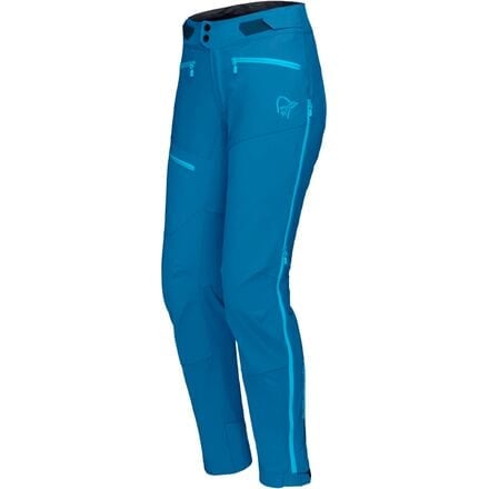 Fjora Flex1 women's Norrona trousers, Mykonos Blue