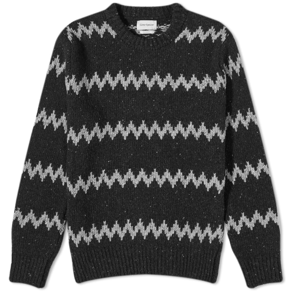 Oliver Spencer Pollard Blenheim Crew Knit Sweater