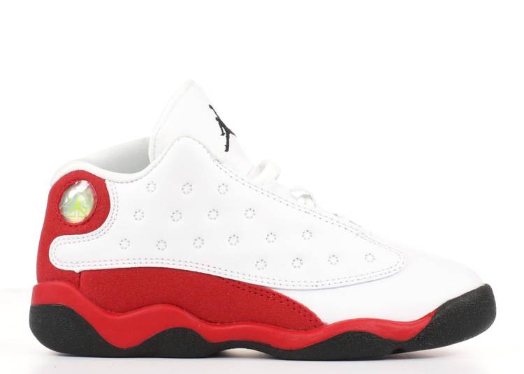 حذاء رياضي AIR JORDAN 13 RETRO TD 'CHICAGO' 2017، باللون الأبيض