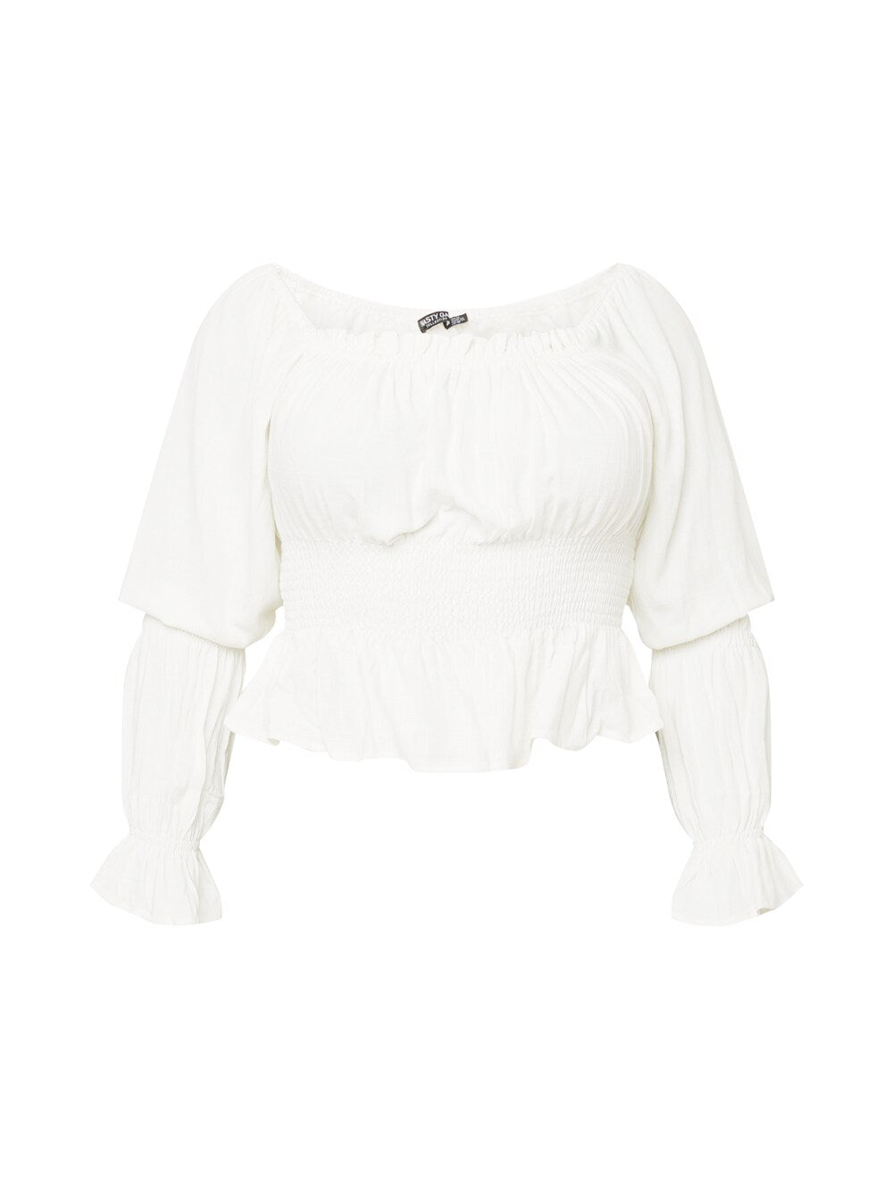 Nasty Gal blouse, white