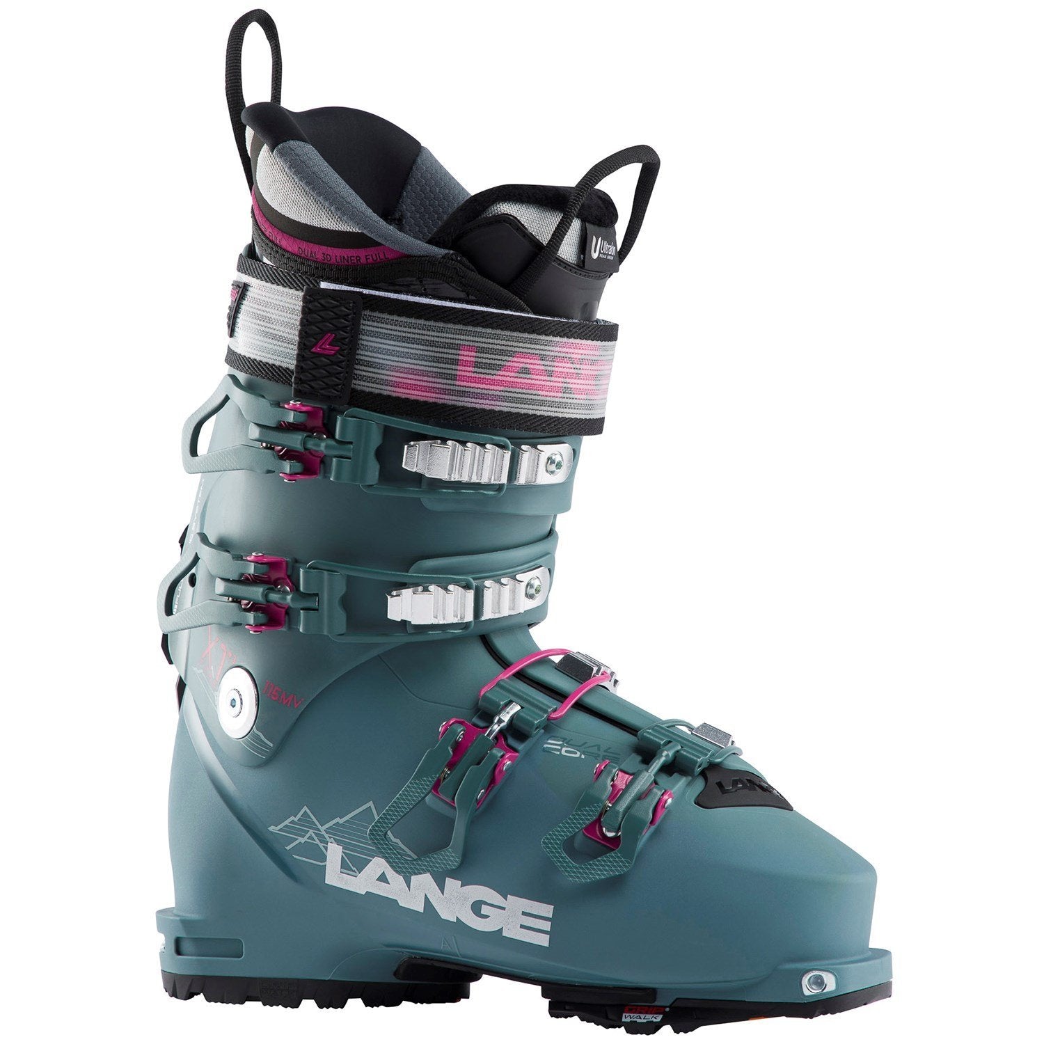 حذاء تزلج Lange XT3 Free 115 LV GW Alpine Touring، باللون الأخضر