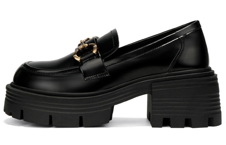 Women's loafers OMS, black