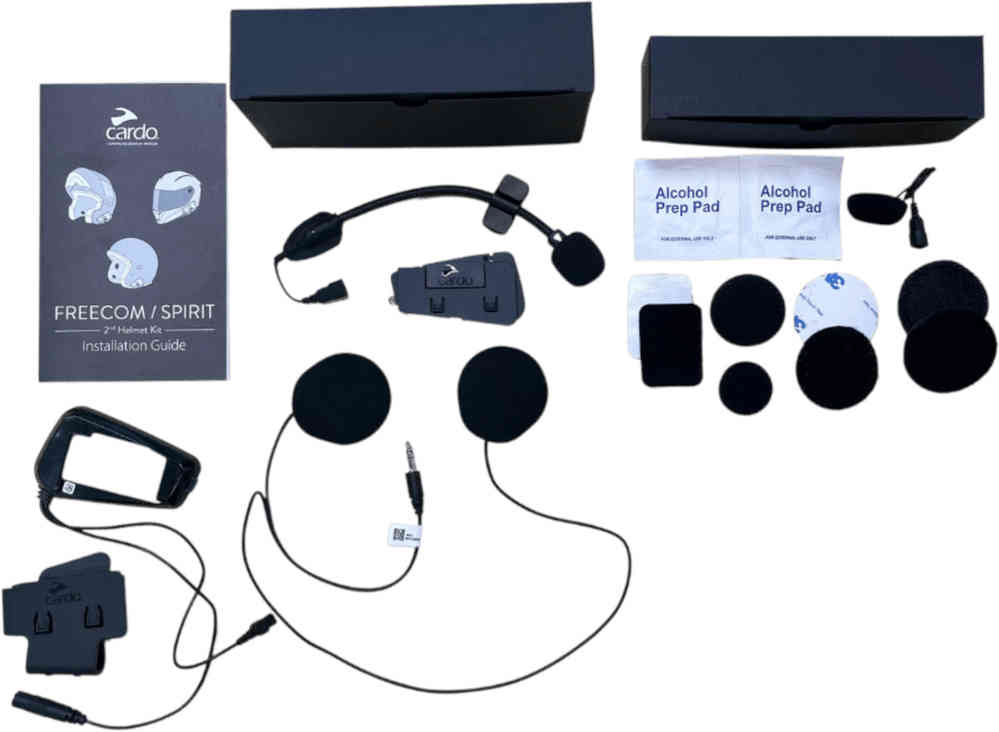 Expansion kit for a second Freecom/Spirit JBL Cardo helmet