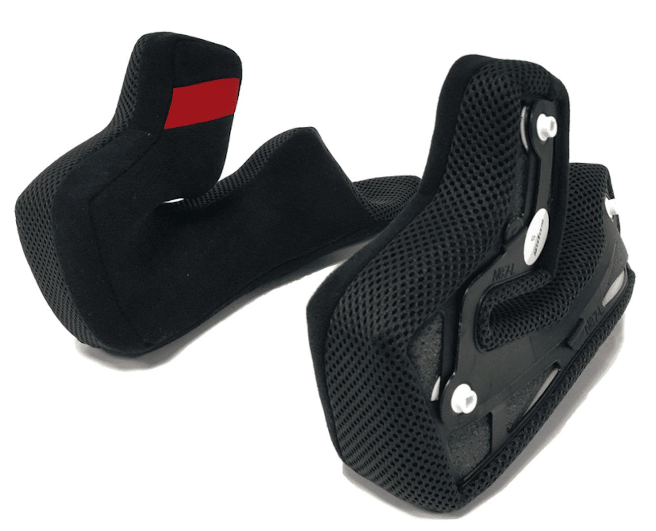 Nolan N60-6 Clima Comfort cheek pads, black/red