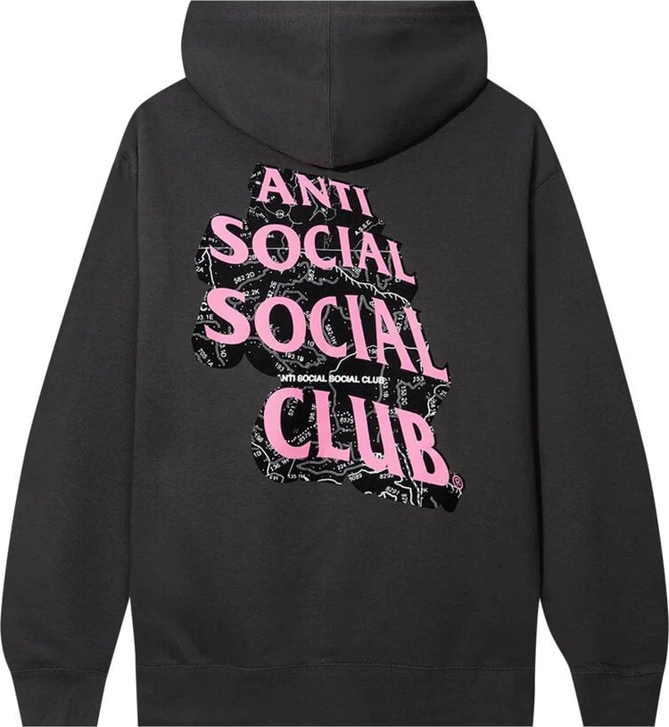 Anti Social Social Club Quest For Love Hoodie 'Charcoal', gray