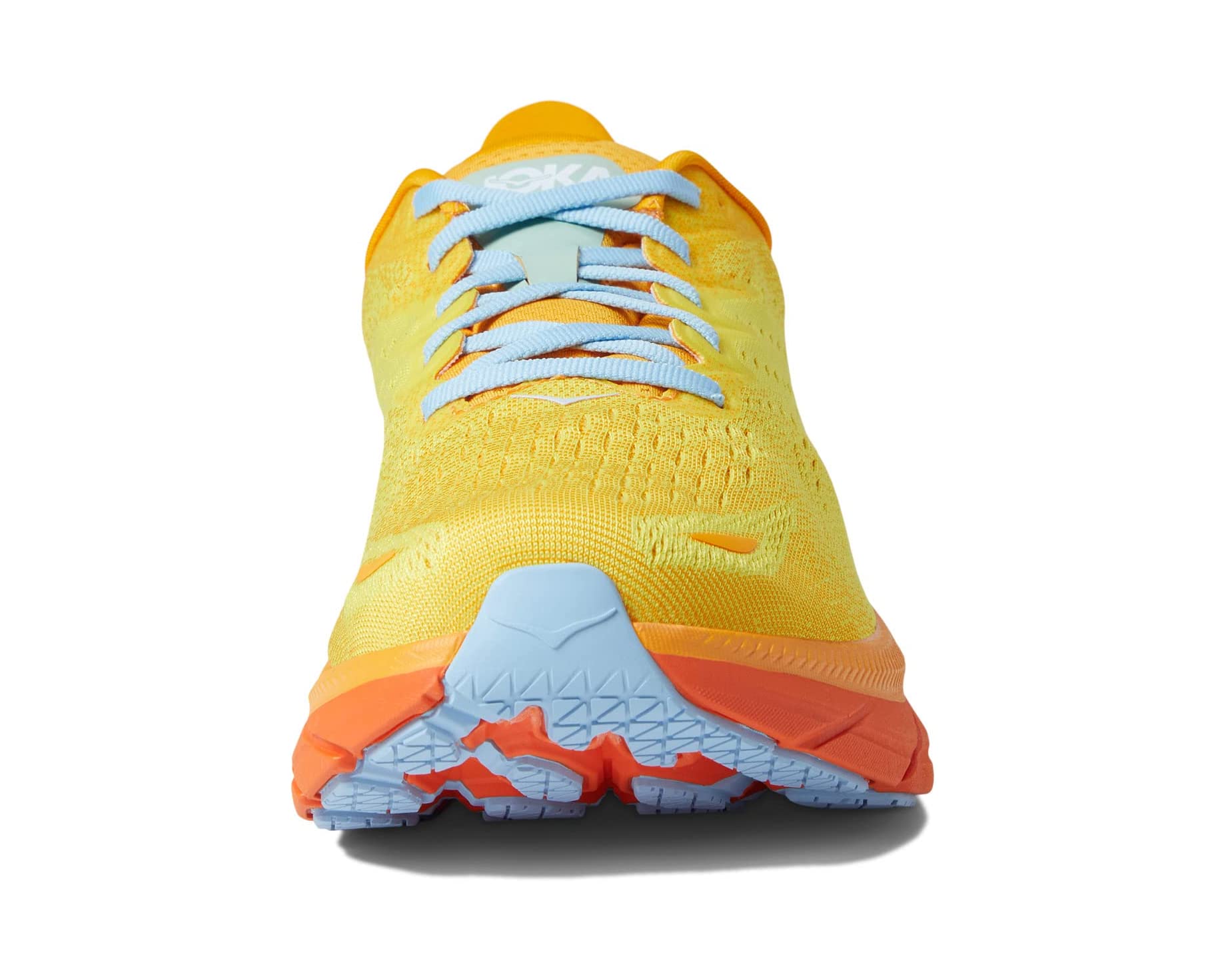 Clifton 8 Hoka sneakers, yellow