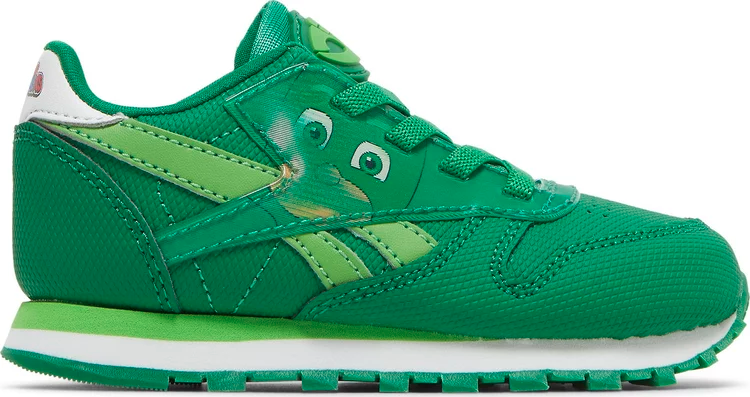 أحذية رياضية PJ Masks x Classic Leather للأطفال الصغار من Reebok باللون الأخضر