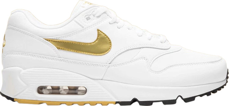 حذاء رياضي Nike Air Max 90/1 'Metallic Gold'، باللون الذهبي