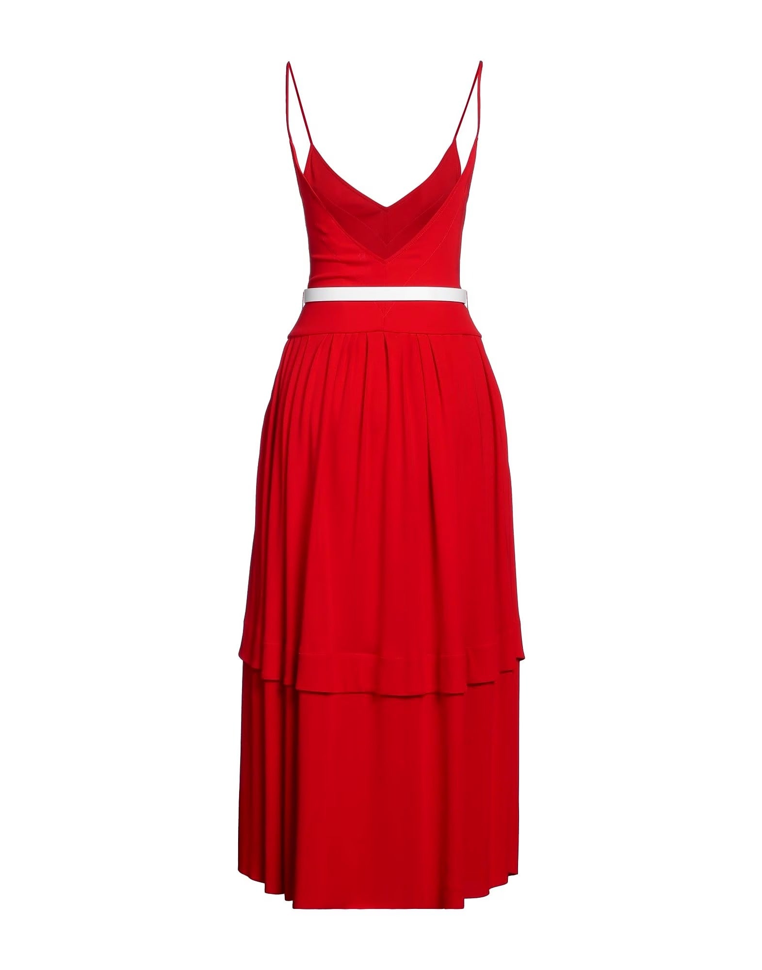 Victoria Beckham Midi Dress, red