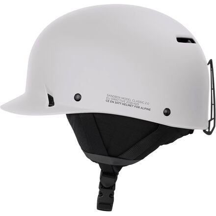 Classic Snow Helmet 2.0 + New Sandbox Fit System, White