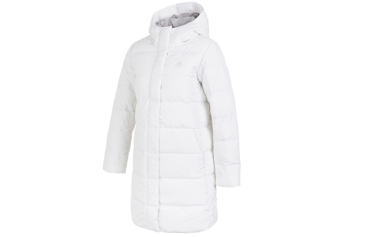 Women's down jacket white Adidas