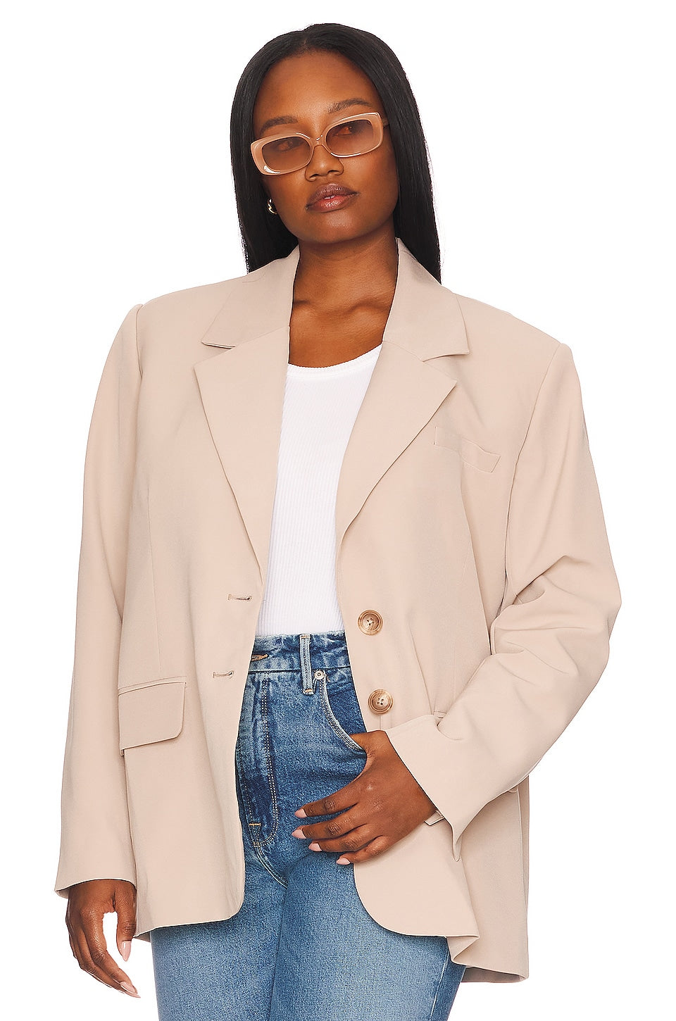 Blazer LPA Ramona, color Taupe