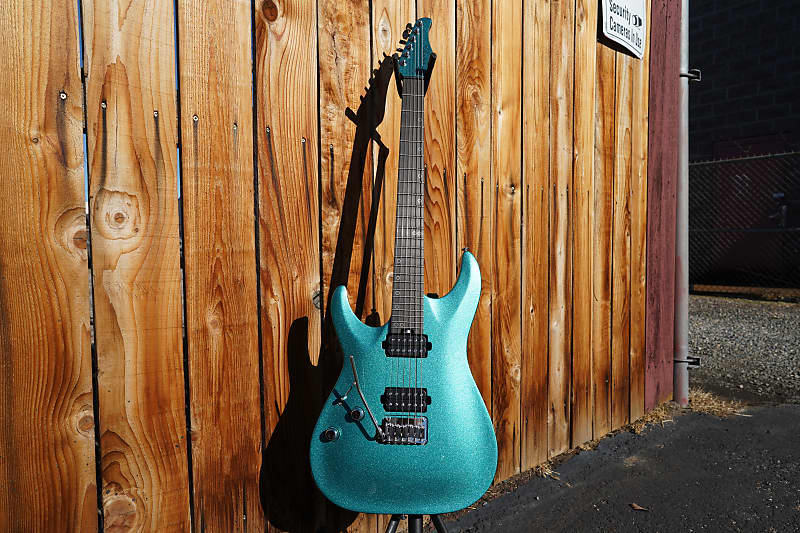 Schecter DIAMOND SERIES Aaron Marshall AM-6 - Arctic Jade 6-String Left-Handed Electric Guitar (2022)