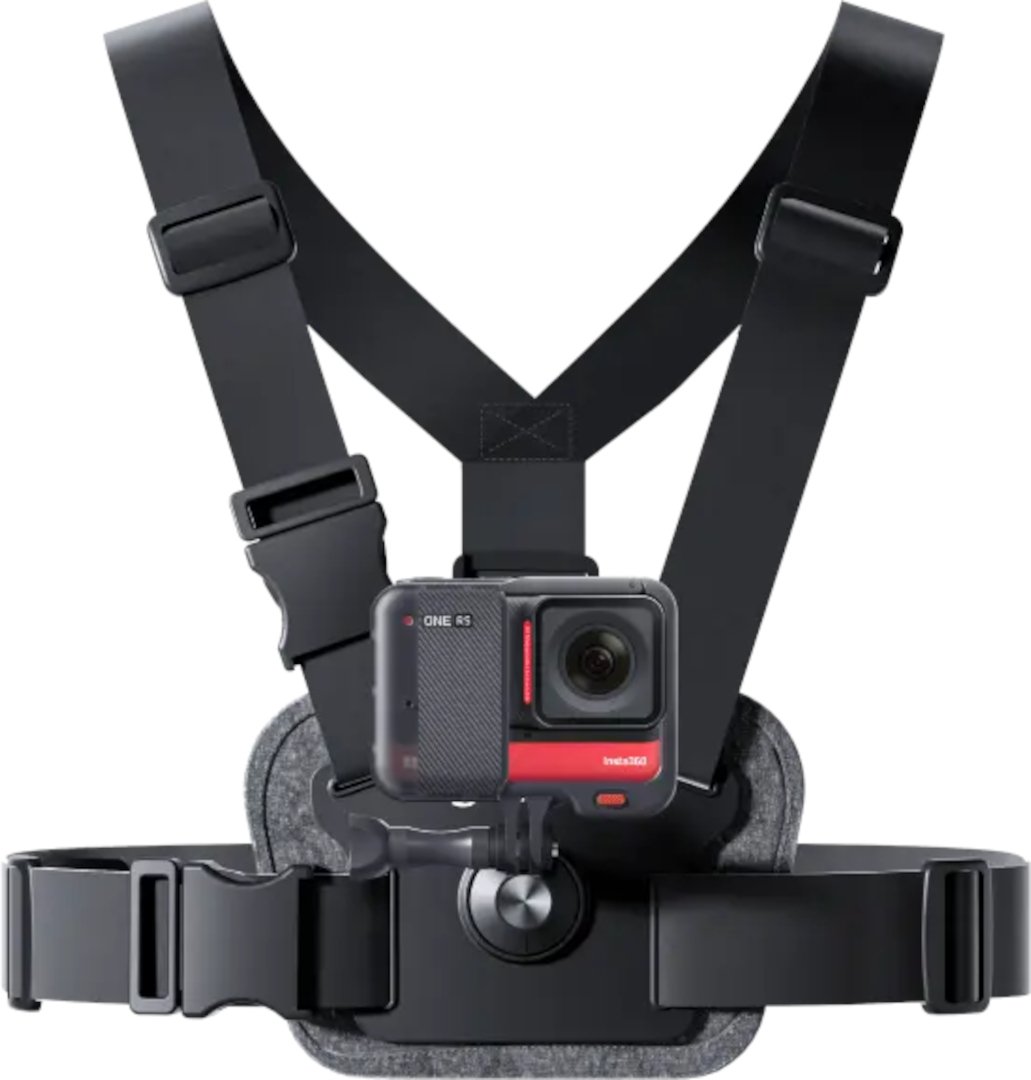 Insta360 camera chest strap, black