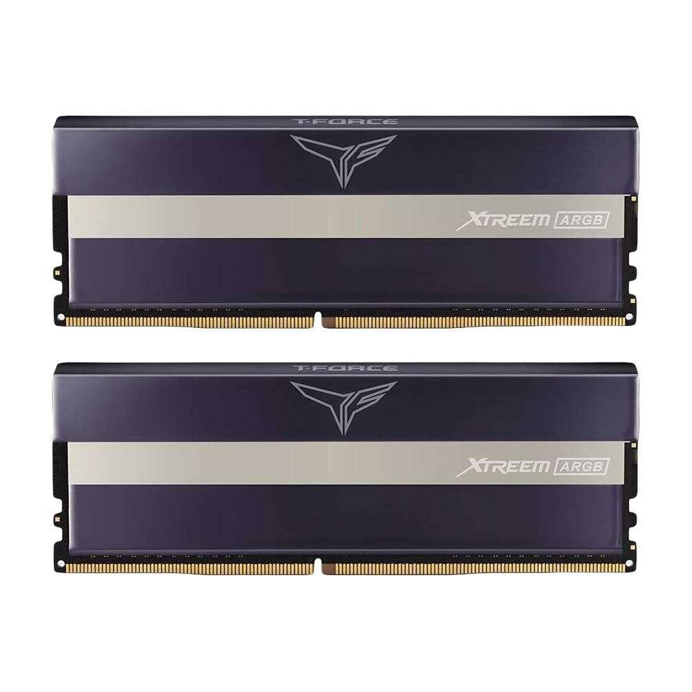 مجموعة RAM Team Group T-Force Xtreem ARGB سعة 16 جيجابايت (2x8)، DIMM DDR4، 3600 ميجاهرتز، TF10D416G3600HC18JDC01