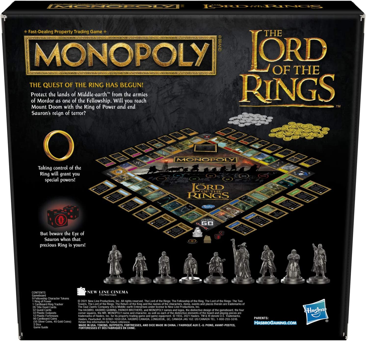 Board game Hasbro Gaming Monopoly: The Lord of The Rings