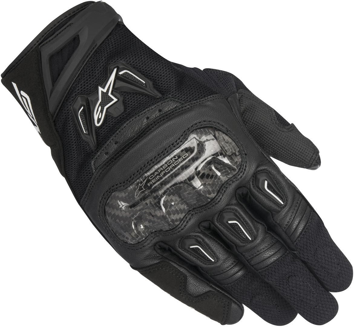 قفازات Alpinestars SMX-2 Air Carbon V2، باللون الأسود