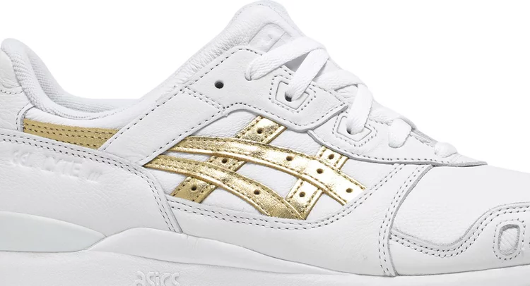 Kith x gel lyte 3 og 'tokyo trio pack - super gold' Asics sneakers, white