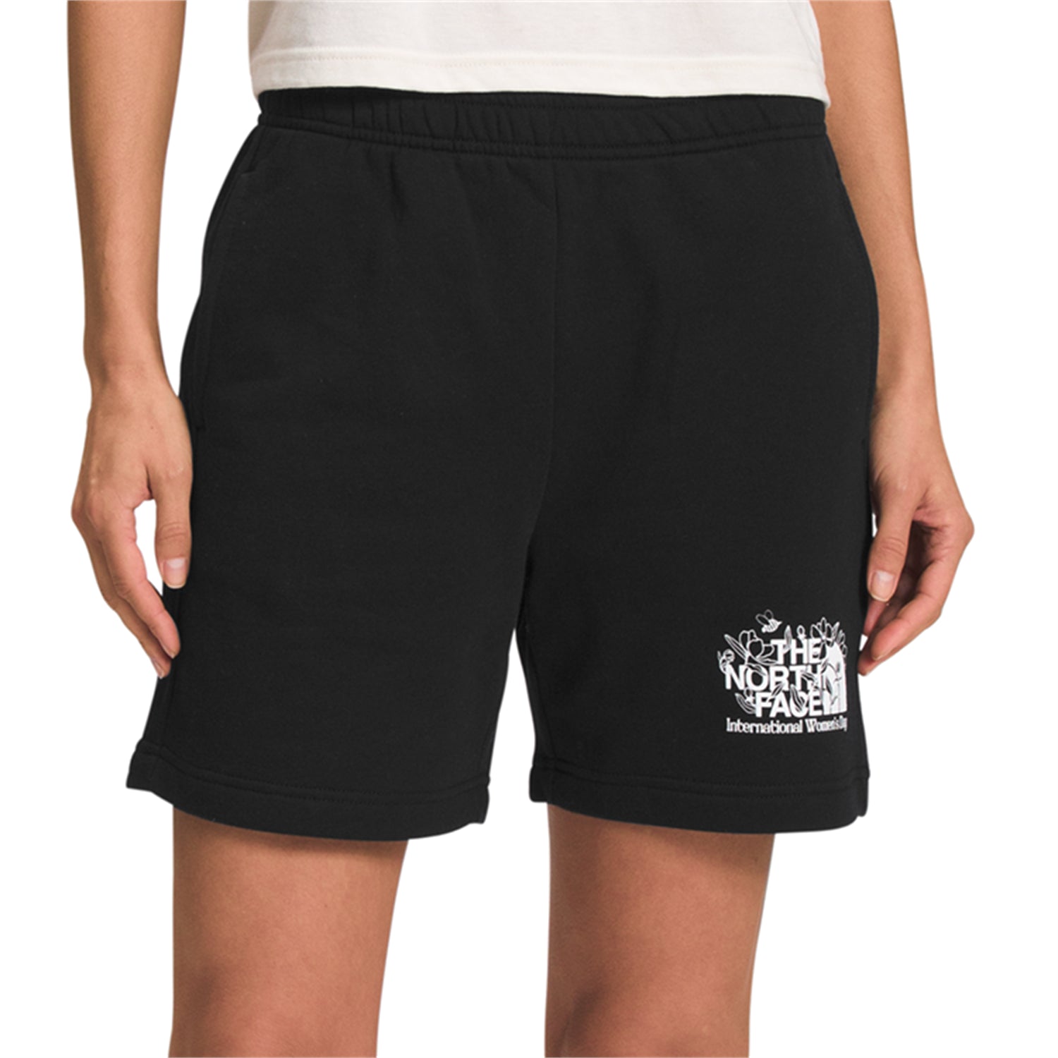 The North Face IWD Vintage Logo Fleece Shorts, Black