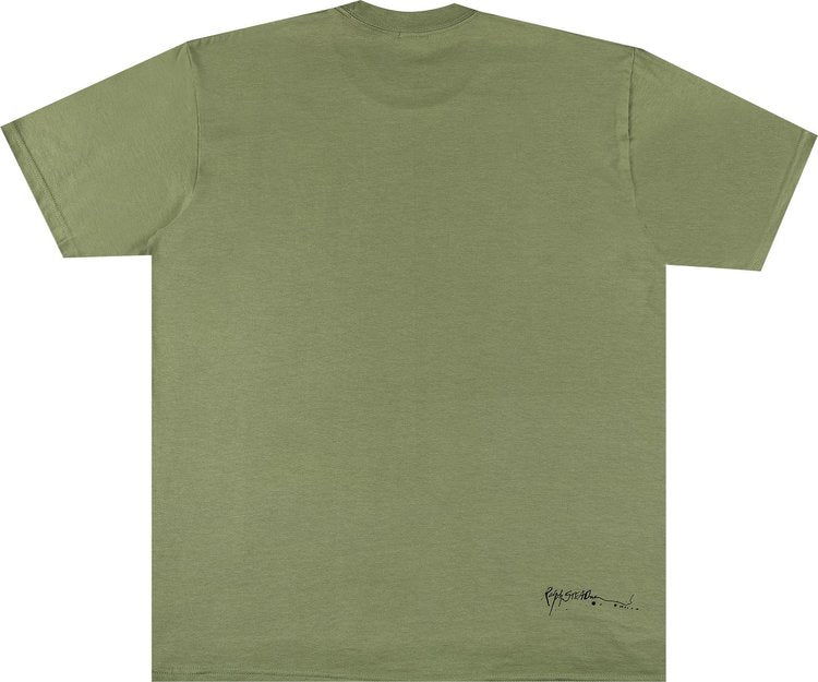 Supreme Ralph Steadman Box Logo Tee 'Light Olive' Green